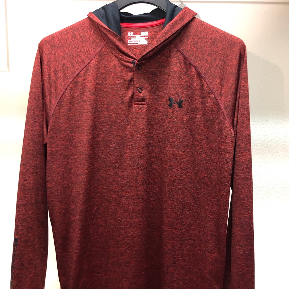 Under Armour red hoodie